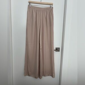 Zara Wide Leg Silky Pants